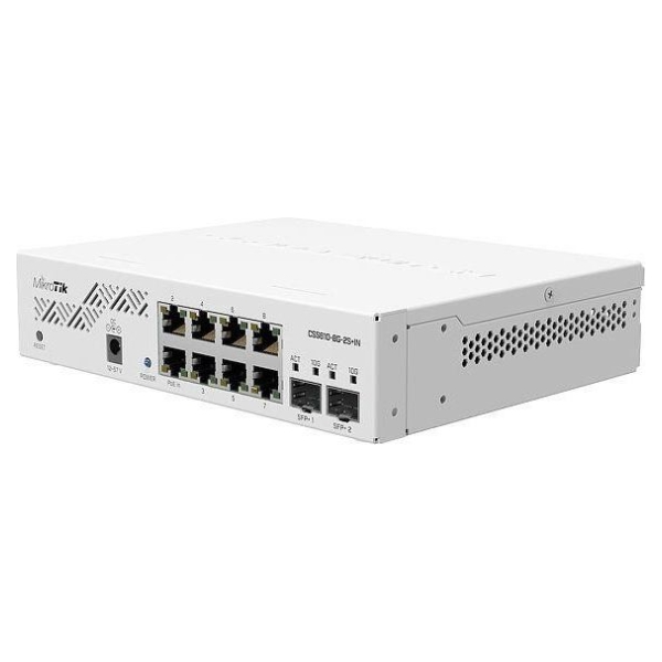 Mikrotik Switch|MIKROTIK|CSS610-8G-2S+IN|Desktop/pedestal|8x10Base-T / 100Base-TX / 1000Base-T|2xSFP+|CSS610-8G-2S+IN