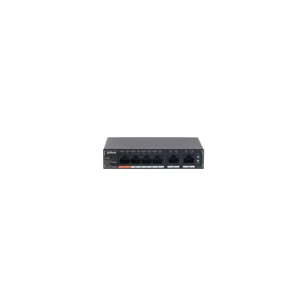 Dahua Switch|DAHUA|DH-SG4006P|Switch layer L2|6xRJ-45 ports|RJ-45 Ports Type Gigabit Ethernet (10/100/1000)|4xPower over Etherne
