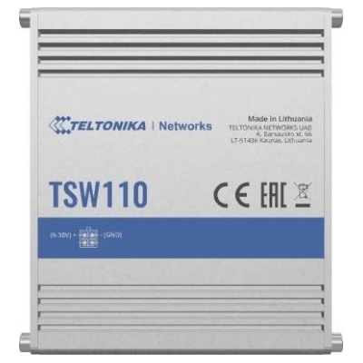 Teltonika Switch|TELTONIKA|TSW110000000|Switch type Unmanaged|Switch layer L2|5xRJ-45 ports|RJ-45 Ports Type Gigabit Ethernet (1