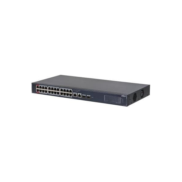 Dahua Switch|DAHUA|DH-SG4028LP|26xGigabit Ethernet (copper) ports quantity|2xSFP module slots quantity|4xPower over Ethernet (Po