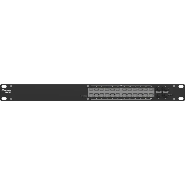 Teltonika Switch|TELTONIKA|SWM282000200|Switch type Managed|Switch layer L2|24xRJ-45 ports|Power over Ethernet (PoE) Yes|24xPowe