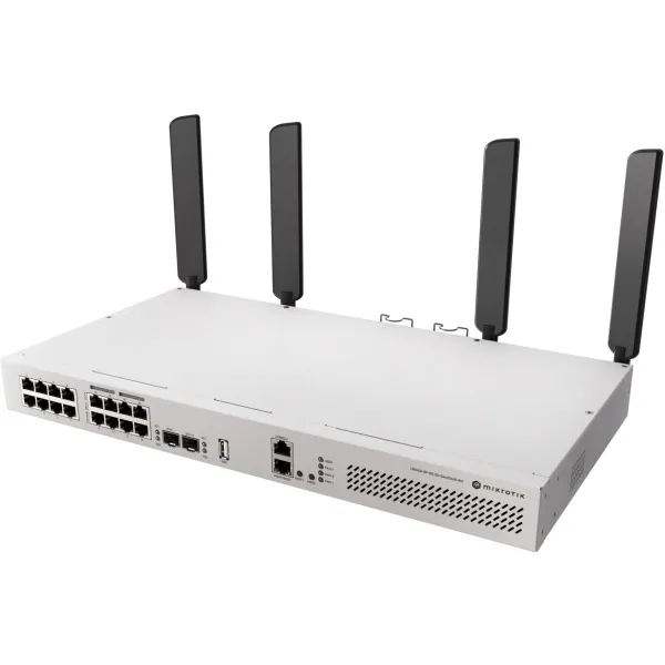 Mikrotik | Cloud Router Switch with RouterOS L5 Rackmount Case | CRS418-8P-8G-2S+5axQ2axQ-RM
