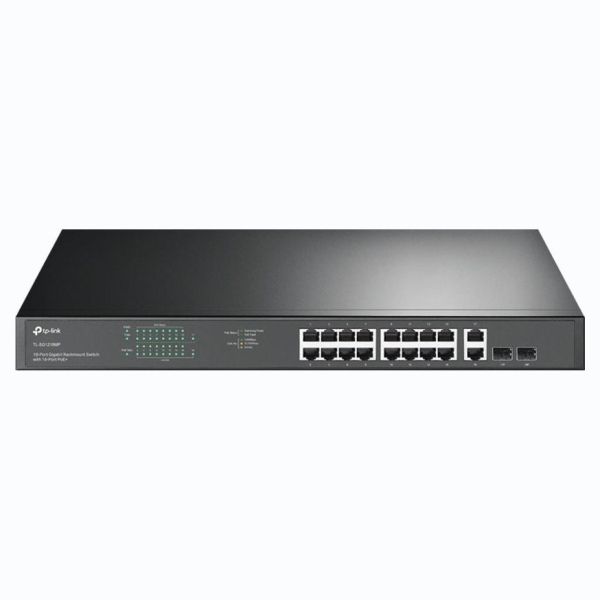 Tp-Link Switch|TP-LINK|TL-SG1218MP|Desktop/pedestal|Rack|16x10Base-T / 100Base-TX / 1000Base-T|PoE+ ports 16|250 Watts|TL-SG1218