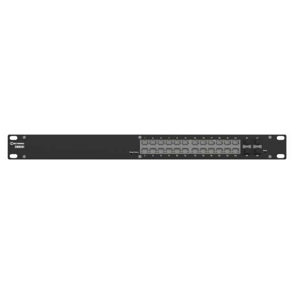 Teltonika Switch|TELTONIKA|SWM281000200|Switch type Managed|Switch layer L2|24xRJ-45 ports|SWM281