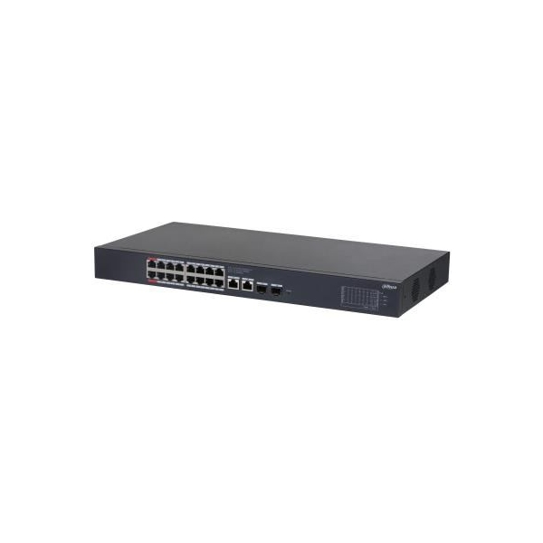 Dahua Switch|DAHUA|Desktop/pedestal|Rack|16x10Base-T / 100Base-TX / 1000Base-T|2xSFP|PoE ports 16|CS4220-16GT-240