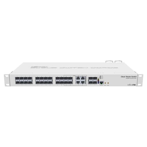 Mikrotik Switch|MIKROTIK|CRS328-4C-20S-4S+RM|Type L2|Rack 1U|4x10/100/1000BASE-T/SFP combo|20xSFP|4xSFP+|1xRJ45|CRS328-4C-20S-4S