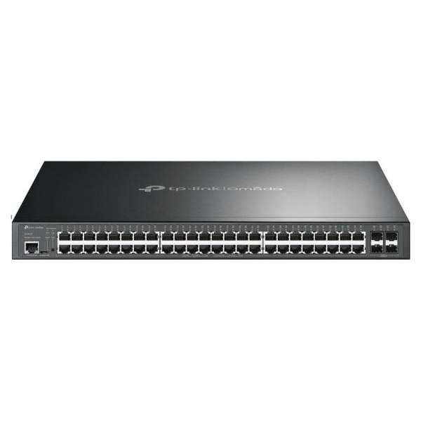 Tp-Link Switch|TP-LINK|Omada|TL-SG3452P|Type L2+|48x10Base-T / 100Base-TX / 1000Base-T|4xSFP|1xRJ45|1|PoE+ ports 48|384 Watts|TL