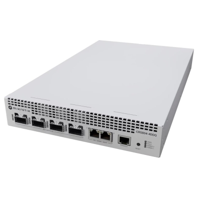 Mikrotik Switch|MIKROTIK|CRS804 DDQ|2xRJ-45 ports|4xQSFP56 ports quantity|CRS804-4DDQ-HRM