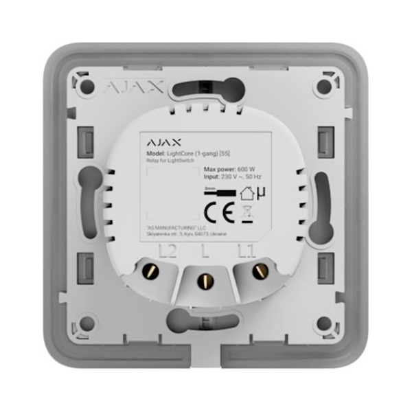 Ajax SMART HOME LIGHTCORE 1GANG/52136 AJAX