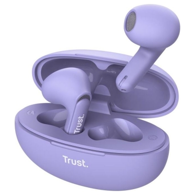 Trust HEADSET EARPHONES YAVI BT ENC/PURPLE 25299 TRUST
