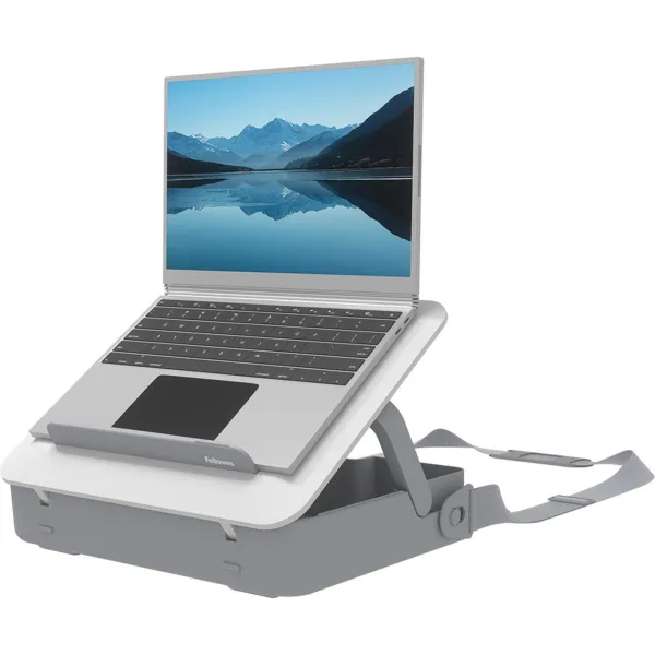 Fellowes | Breyta 2in1 Laptop Carry Case/Laptop Riser | White | 384 x 308 x 89 mm