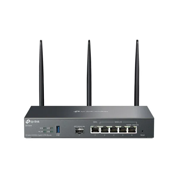 Tp-Link Wireless Router|TP-LINK|Omada AX3000 Gigabit VPN Router|Data speed 3000 Mbit/s|Ethernet WAN Yes|WAN connection type SFP|