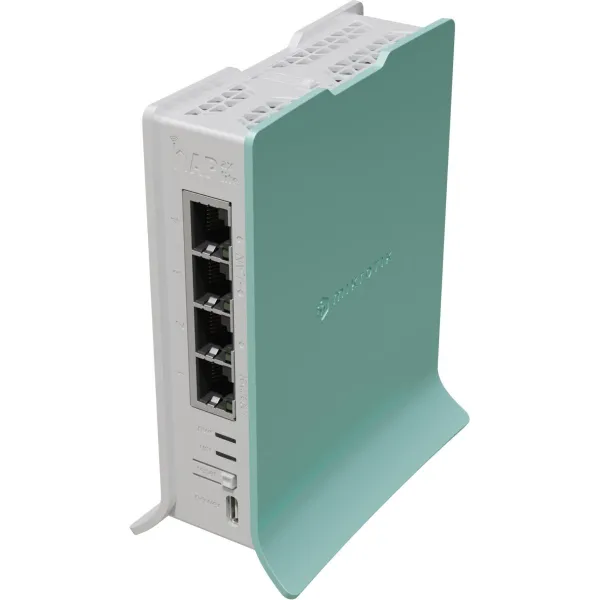 Mikrotik Wireless Router|MIKROTIK|Wireless Router|Wi-Fi 6|IEEE 802.11ax|4x10/100/1000M|L41G-2AXD