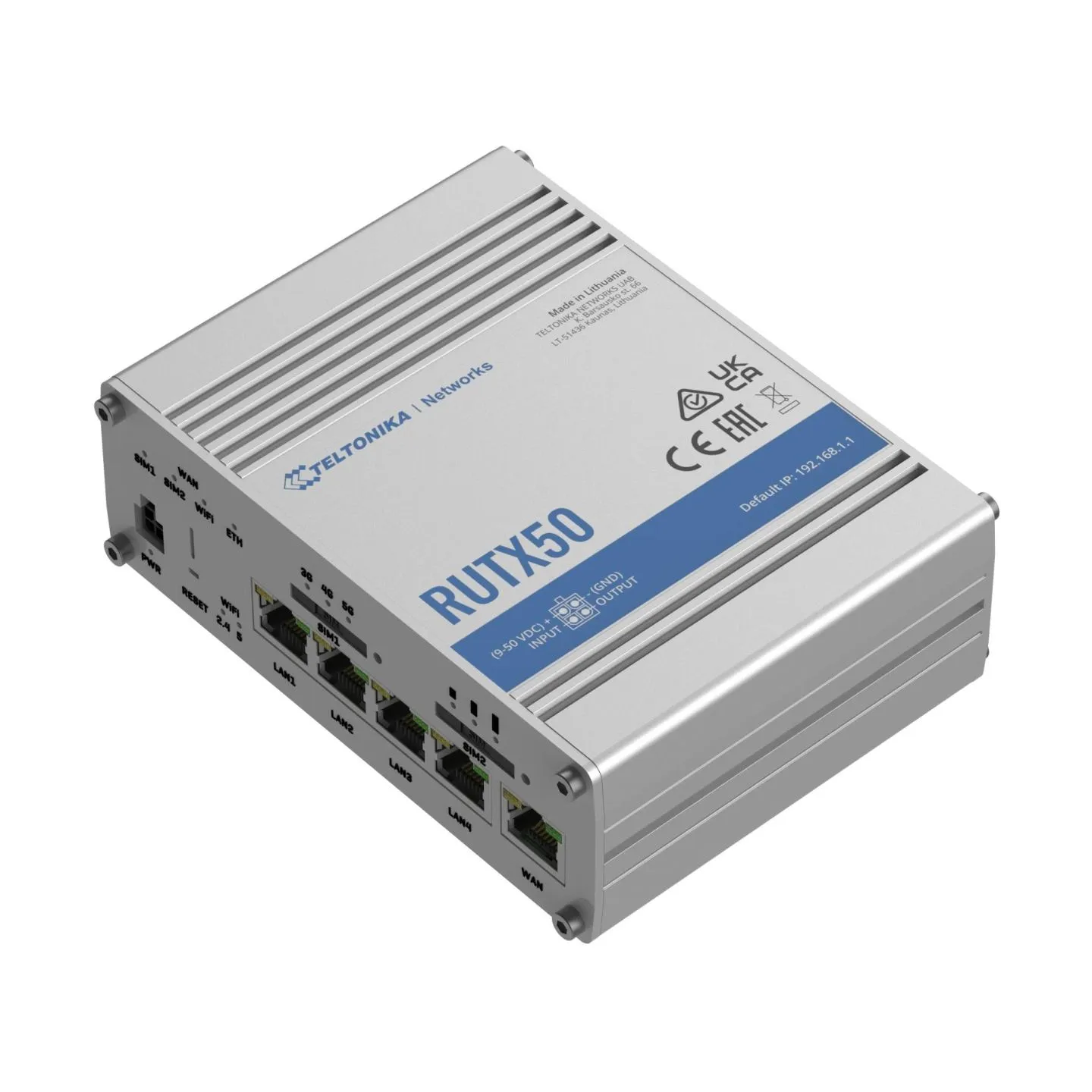 Teltonika Wireless Router|TELTONIKA|RUTX50000000|RUTX50
