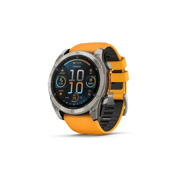 Garmin SMARTWATCH FENIX 8 SAPPHIRE/ORANGE 010-02905-11 GARMIN