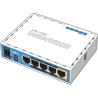 Mikrotik RB952Ui-5ac2nD | hAP ac lite | 802.11ac | 867 Mbit/s | 10/100 Mbit/s | Ethernet LAN (RJ-45) ports 5 | MU-MiMO Yes | 12 
