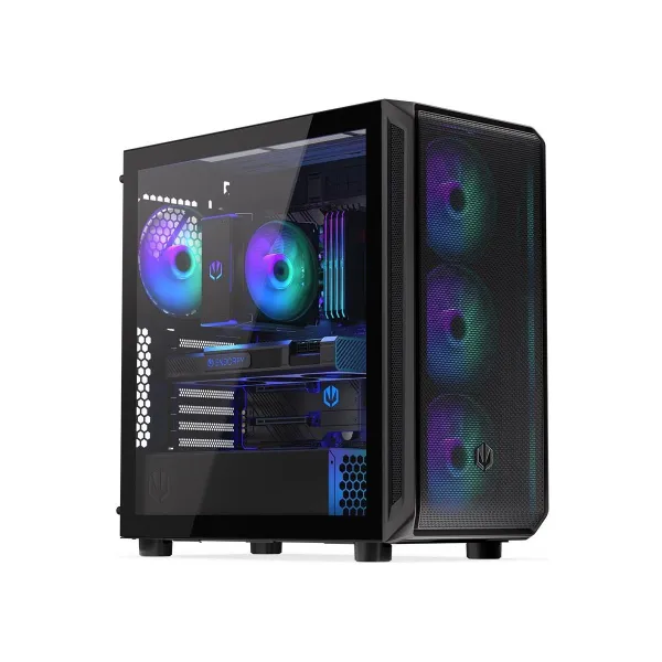 Endorfy Case|ENDORFY|Arx 700 ARGB|MidiTower|Case product features Transparent panel|Not included|ATX|MicroATX|MiniITX|Colour Bla