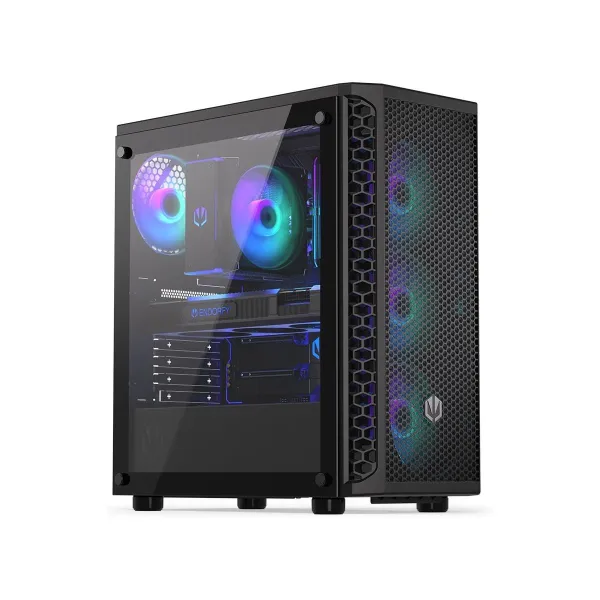 Endorfy Case|ENDORFY|Signum 300 ARGB|MidiTower|Case product features Transparent panel|Not included|ATX|MicroATX|MiniITX|Colour