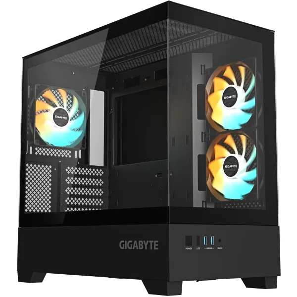 Gigabyte Case|GIGABYTE|C201 PANORAMIC|MidiTower|Case product features Rackmountable/Removeable HDD basket/Transparent panel|Not