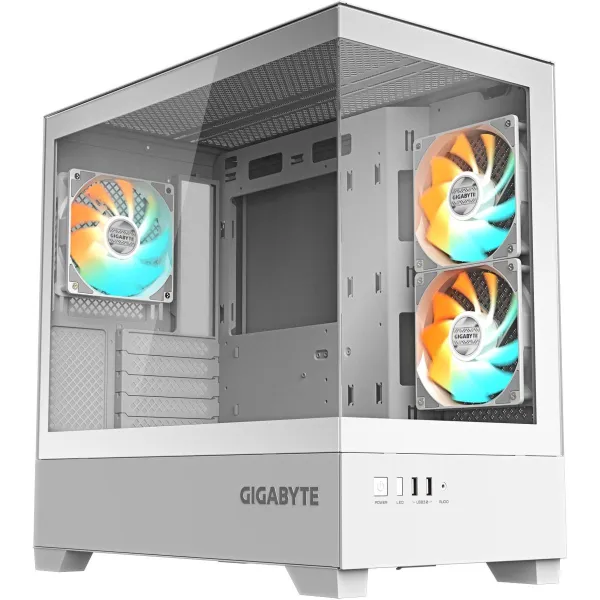 Gigabyte Case|GIGABYTE|GB-C201PI|MidiTower|Case product features Rackmountable/Accessory/Transparent panel|Not included|MicroATX