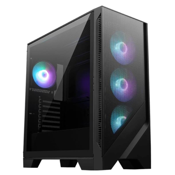 MSI Case|MSI|MAG FORGE 321R AIRFLOW|MidiTower|Case product features Transparent panel|ATX|MicroATX|MiniITX|Colour Black|MAGFORGE