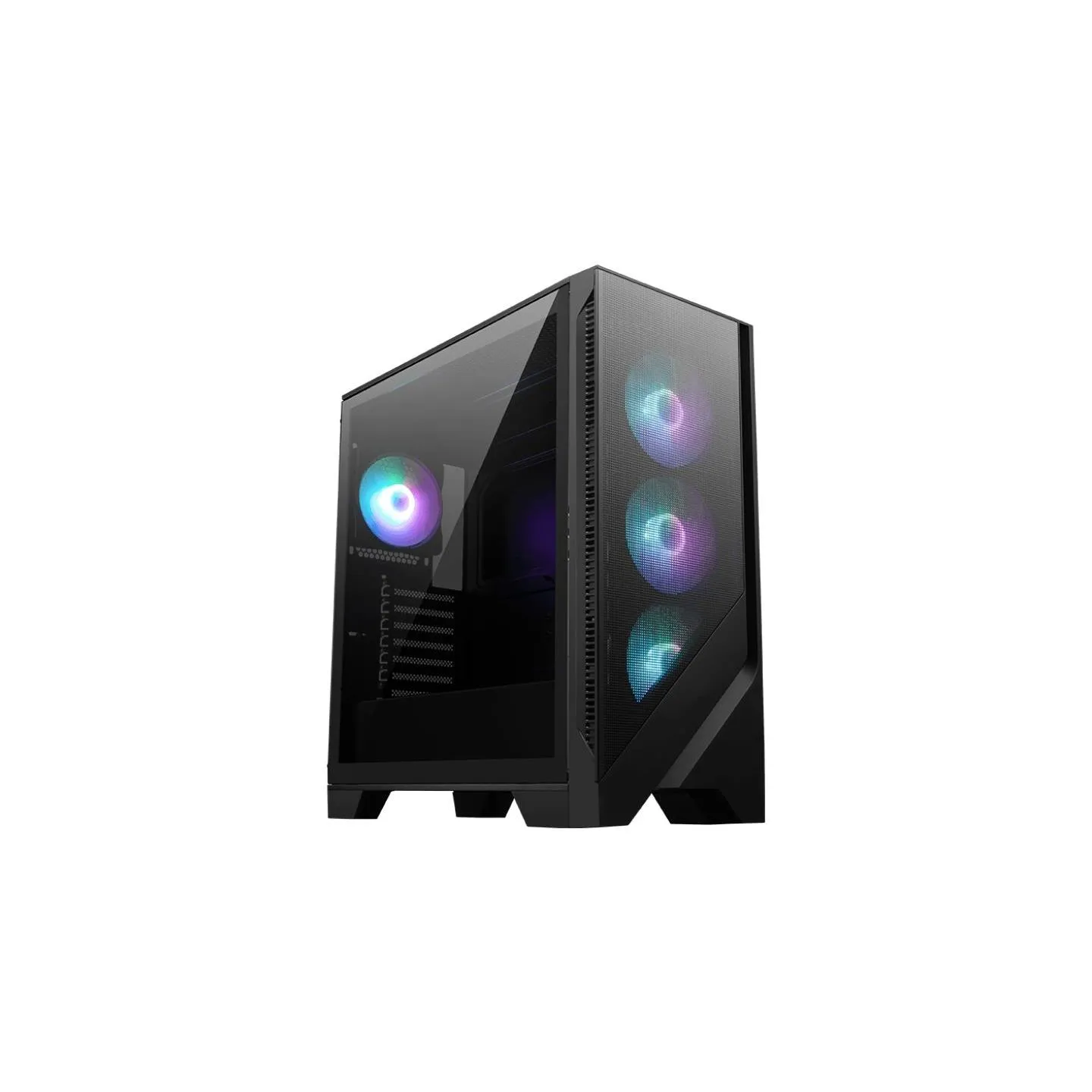 MSI Case|MSI|MAG FORGE 321R AIRFLOW|MidiTower|Case product features Transparent panel|ATX|MicroATX|MiniITX|Colour Black|MAGFORGE