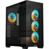 Gigabyte Case|GIGABYTE|GB-C500P ST|MidiTower|Case product features Transparent panel|ATX|MicroATX|MiniITX|Colour Black|GB-C500PS
