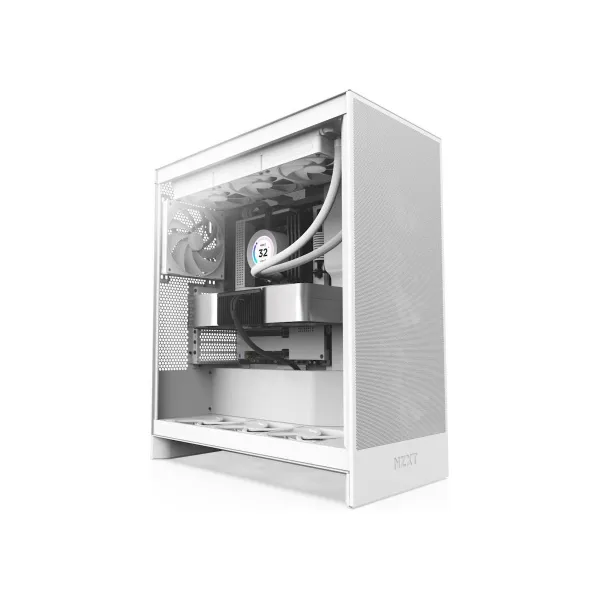 Nzxt Case|NZXT|H7 Flow|MidiTower|ATX|EATX|MicroATX|MiniITX|Colour White|CM-H72FW-01