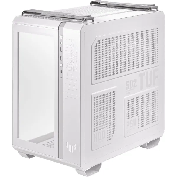 Asus Case|ASUS|TUF Gaming GT502|MidiTower|Case product features Transparent panel|Not included|ATX|MicroATX|MiniITX|Colour White