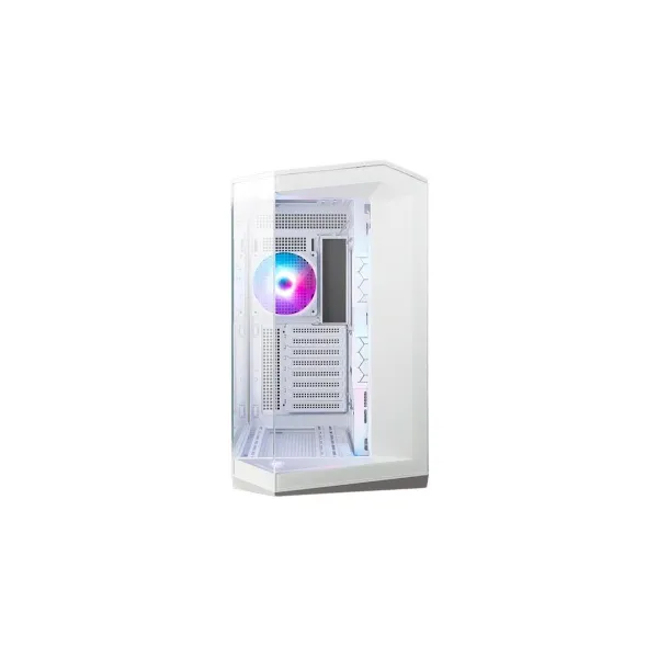 MSI Case|MSI|MAG PANO 100R PZ|MidiTower|Case product features Transparent panel|ATX|MicroATX|MiniITX|Colour White|MAGPANO100RPZW