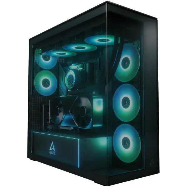 Arctic Case|ARCTIC|Xtender VG (Black)|Case product features Transparent panel|Not included|Colour Black|ACPCC00016A