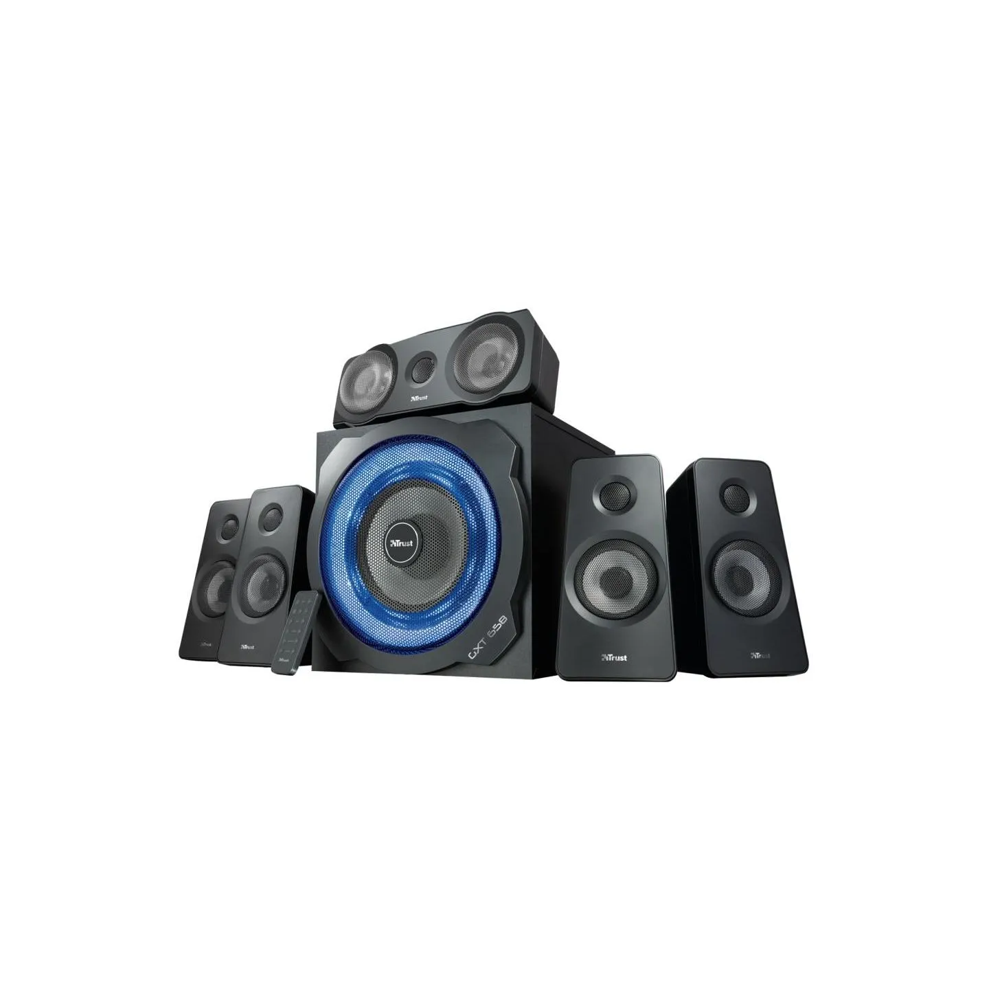 Trust Speaker|TRUST|P.M.P.O. 180 Watts|3xStereo jack 3.5mm|Black|21738