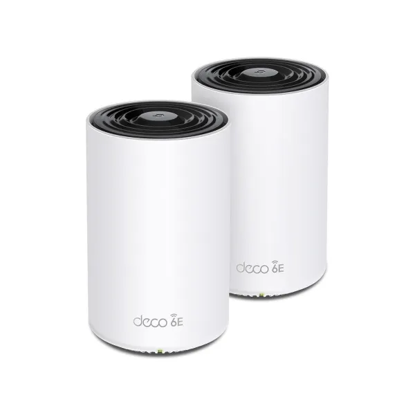 Tp-Link Wireless Router|TP-LINK|Wireless Access Point / Router|2-pack|5400 Mbps|Mesh|Wi-Fi 6e|2x10/100/1000M|1x2.5GbE|LAN \ WAN