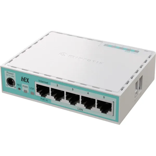 Mikrotik Router hEX 5xGE USB PoE IN E50UG