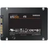 Samsung SSD|SAMSUNG|870 EVO|4TB|SATA|SATA 3.0|MLC|Write speed 530 MBytes/sec|Read speed 560 MBytes/sec|2,5"|TBW 2400 TB|MTBF 150