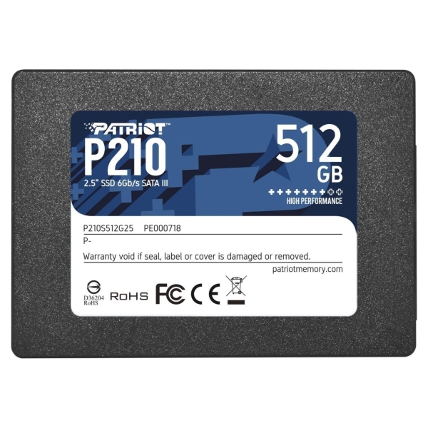 Patriot P210 SSD 2.5inch 512GB SATA 3