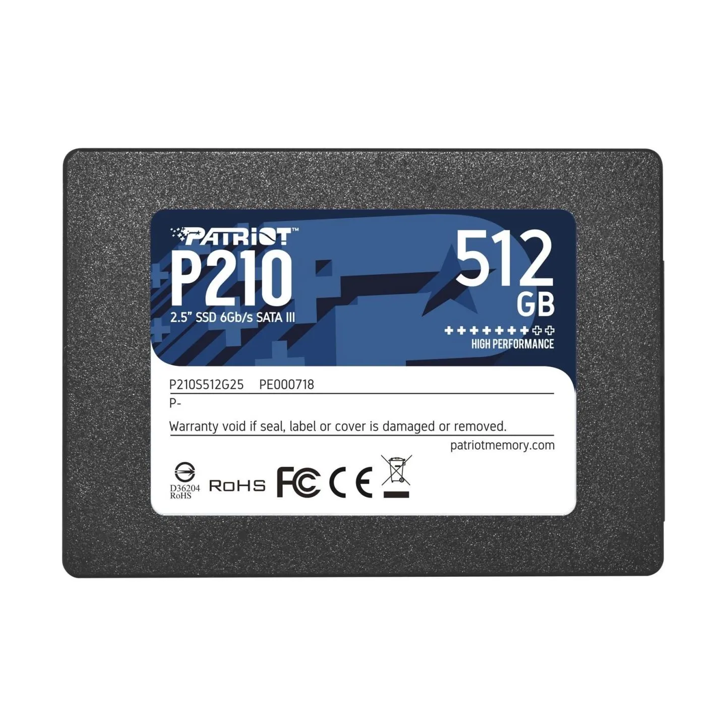 Patriot P210 SSD 2.5inch 512GB SATA 3