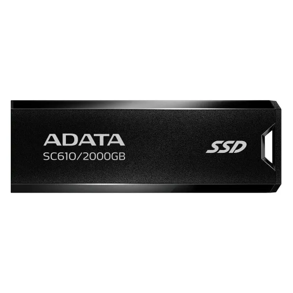 A-Data SSD External SC610 2000 GB USB3.2A Gen2 Black