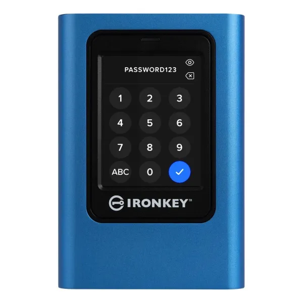 Kingston External SSD|KINGSTON|IronKey Vault Privacy 80|1.92TB|USB 3.2|Write speed 250 MBytes/sec|Read speed 250 MBytes/sec|IKVP