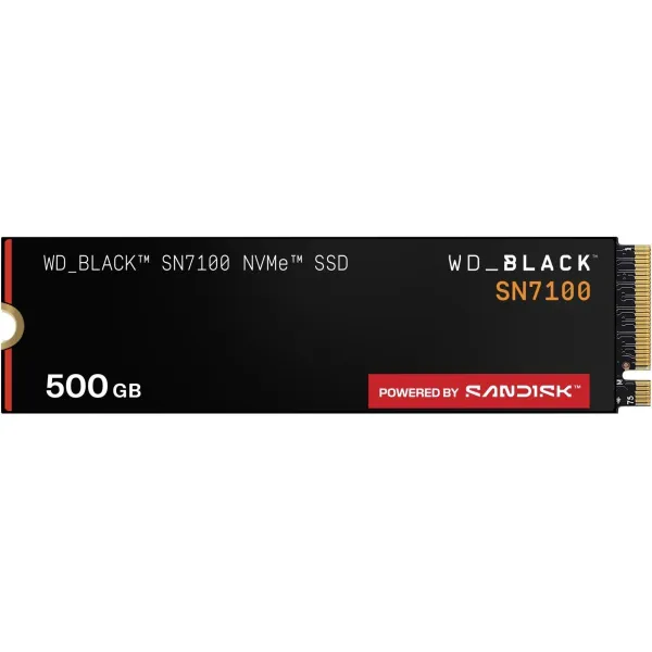 Sandisk SSD|SANDISK|Read speed 6800 MB/s|Write speed 5800 MB/s|NVMe Yes|PCI Express 4.0|M.2|500 GB|POWERED BY SANDISK|Black SN71