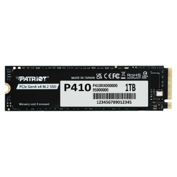 Patriot SSD 1TB P410 PCIe M.2 Gen4 x4 NVMe 1.4 2280 5000/4500MB/s