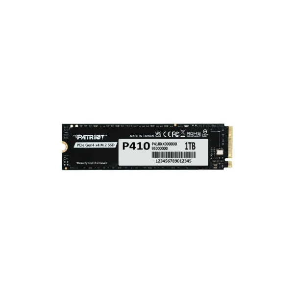 Patriot SSD|PATRIOT|320xTBW rating|NVMe Yes|PCI Express|M.2|1000 GB|P410P1TBM28H
