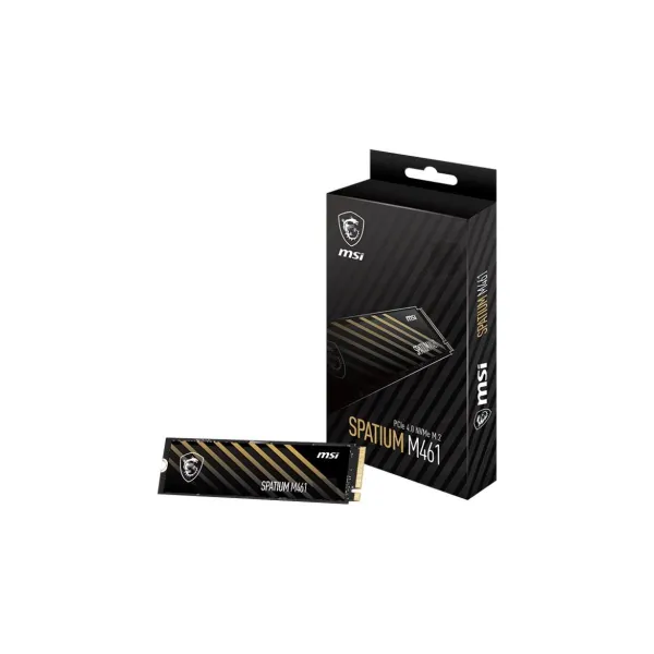 MSI SSD|MSI|SPATIUM M461|1TB|M.2|PCIE|NVMe|3D NAND|Write speed 3200 MBytes/sec|Read speed 5000 MBytes/sec|2.15mm|TBW 250 TB|MTBF