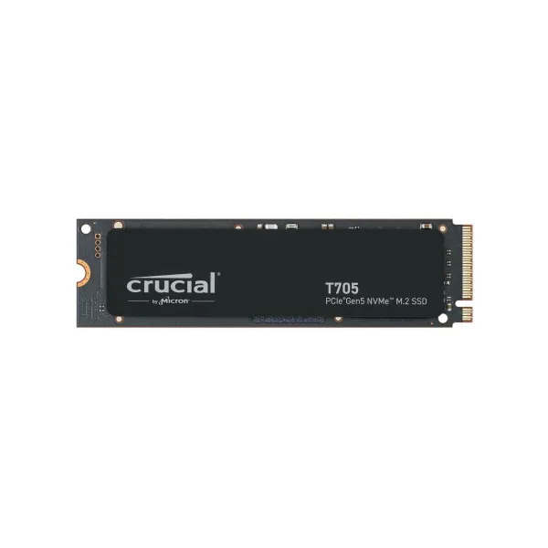 Crucial SSD|CRUCIAL|T705|1TB|M.2|PCIe Gen5|NVMe|Write speed 10200 MBytes/sec|Read speed 13600 MBytes/sec|TBW 600 TB|CT1000T705SS