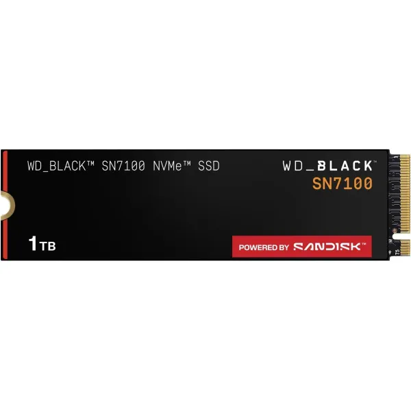Sandisk SSD|SANDISK|Read speed 7250 MB/s|Write speed 6900 MB/s|NVMe Yes|PCI Express 4.0|M.2|1000 GB|POWERED BY SANDISK|Black SN7