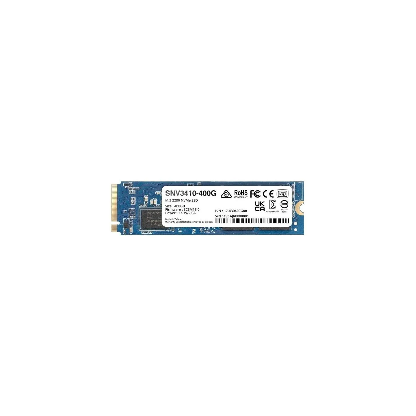 Synology SSD drive SATA 400GB M2 2280 SNV3410-400G