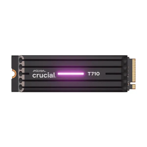 Crucial SSD|CRUCIAL|T710|4TB|M.2|PCIe Gen5|NVMe|Write speed 13800 MBytes/sec|Read speed 14900 MBytes/sec|TBW 2400 TB|CT4000T710S