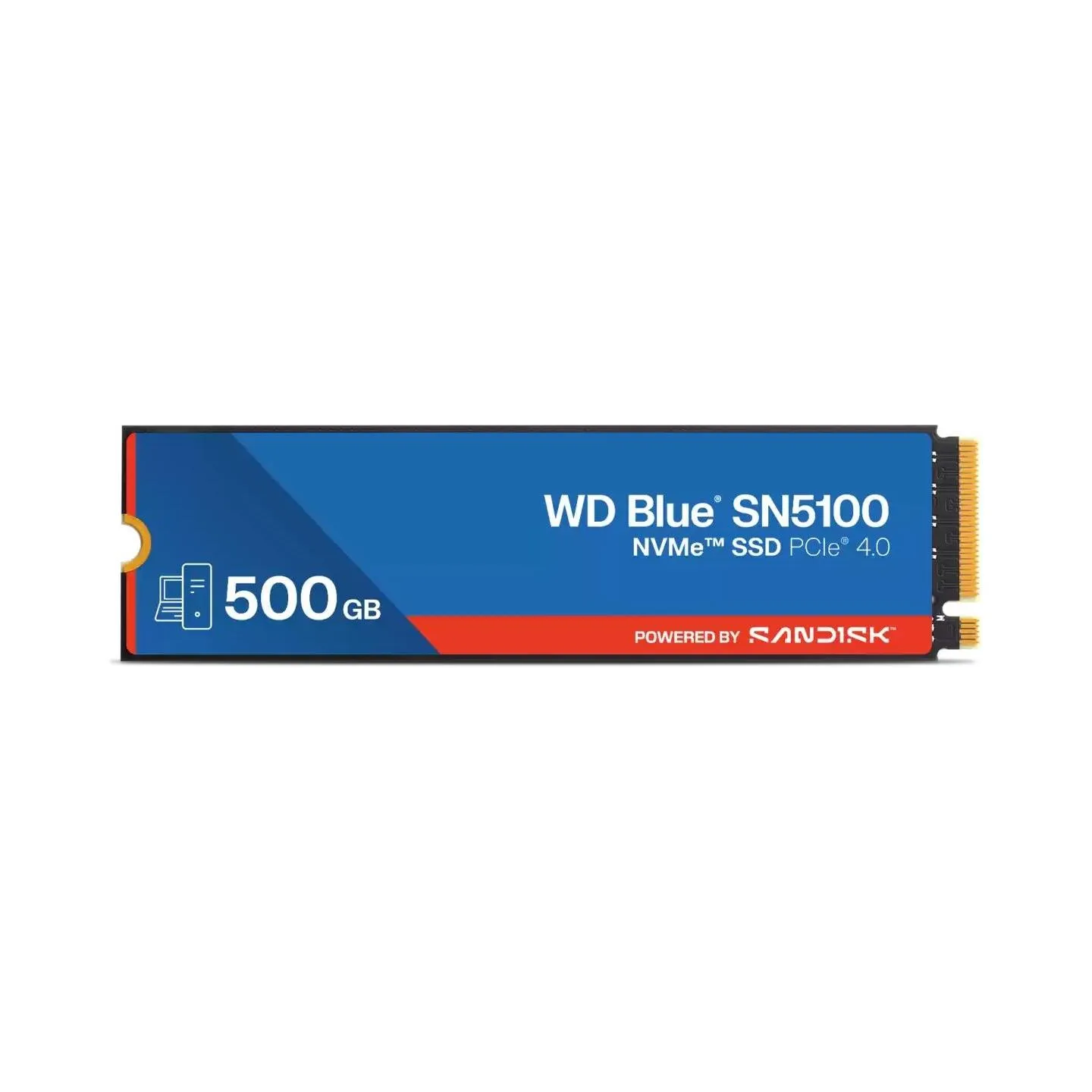 Sandisk SSD|SANDISK|300xTBW rating|MTBF 1750000 h|Read speed 6600 MB/s|Write speed 5600 MB/s|NVMe Yes|PCI Express 4.0|M.2|500 GB