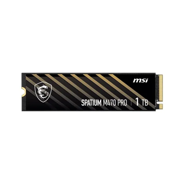 MSI SSD|MSI|SPATIUM M470 PRO|1TB|M.2|PCIe Gen4|NVMe|3D NAND|Write speed 4500 MBytes/sec|Read speed 6000 MBytes/sec|2.15mm|TBW 32
