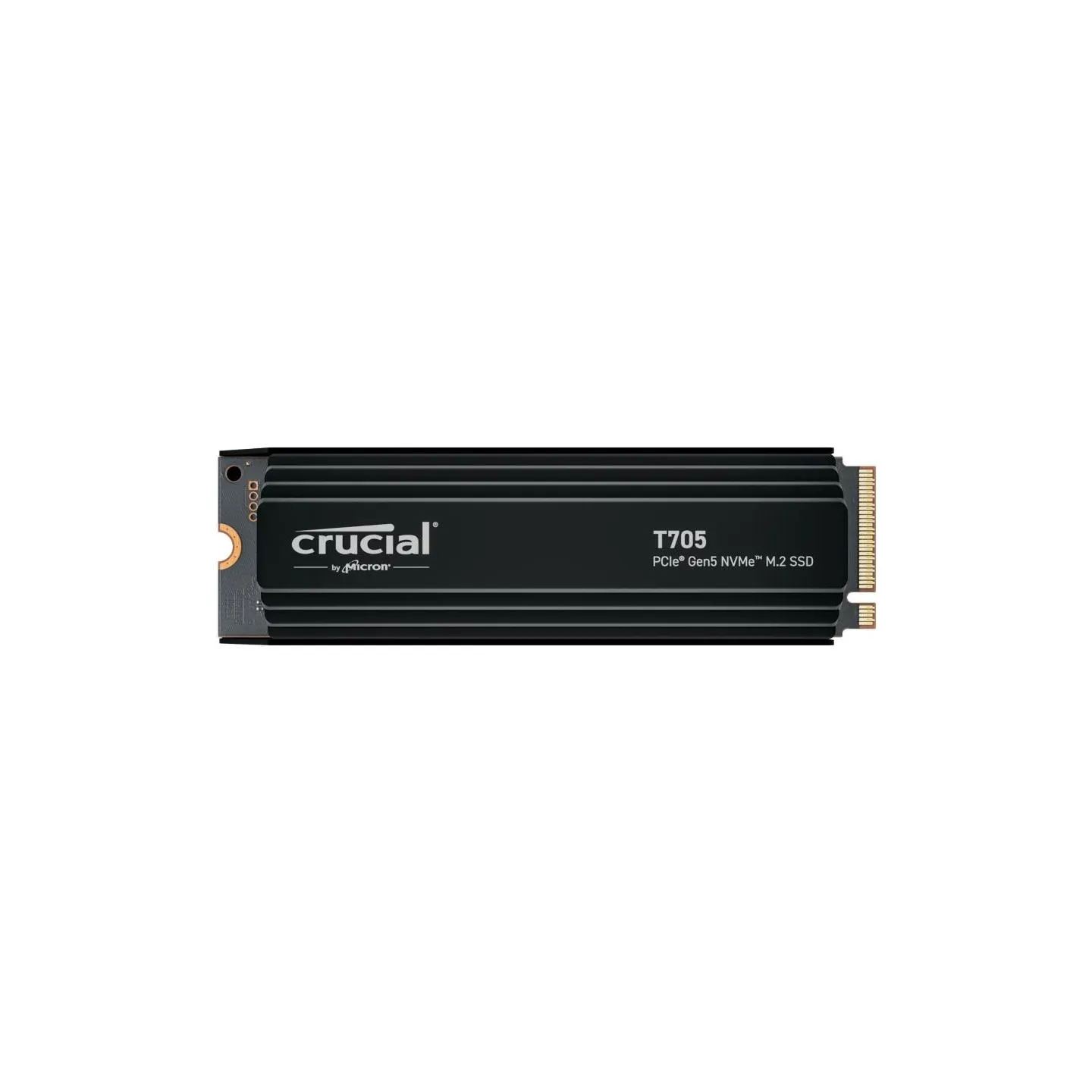 Crucial T705 1TB M.2 NVMe 2280 PCIe5.0 13600/10200 heatsink